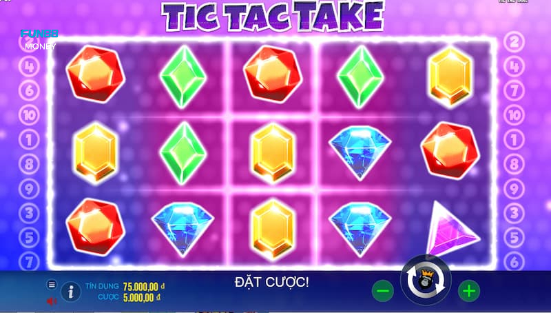 Tổng quan trò chơi Tic Tac Take Fun88