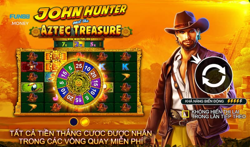 John Hunter and Aztec Treasure Fun88 